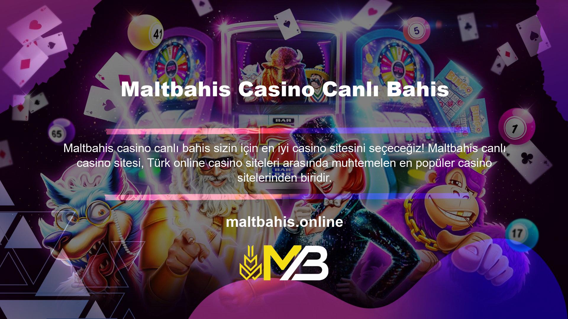 Türkiye'nin ilk ve en büyük casino sitelerinden biri olan Maltbahis, canlı casino sektöründe büyük heyecan yaratmış ancak sunduğu sayısız bonus ve promosyonlarla müşterilerini memnun edememiştir