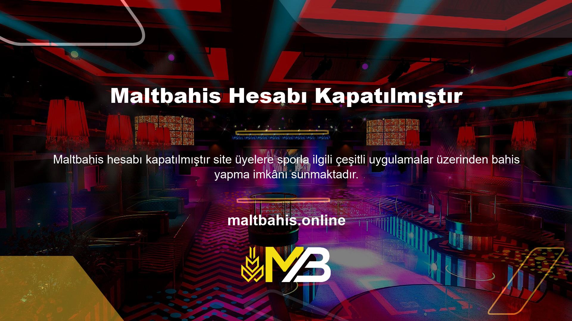 Maltbahis web sitesinde spor bahis uygulamaları ve canlı spor bahis uygulamalarının yanı sıra bahisler için ödeme yöntemleri de sunulmaktadır